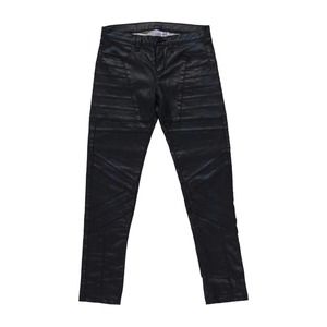 Herve Ledger Lance Wax Coated Motto Skinny Jeans Womens Size 6
